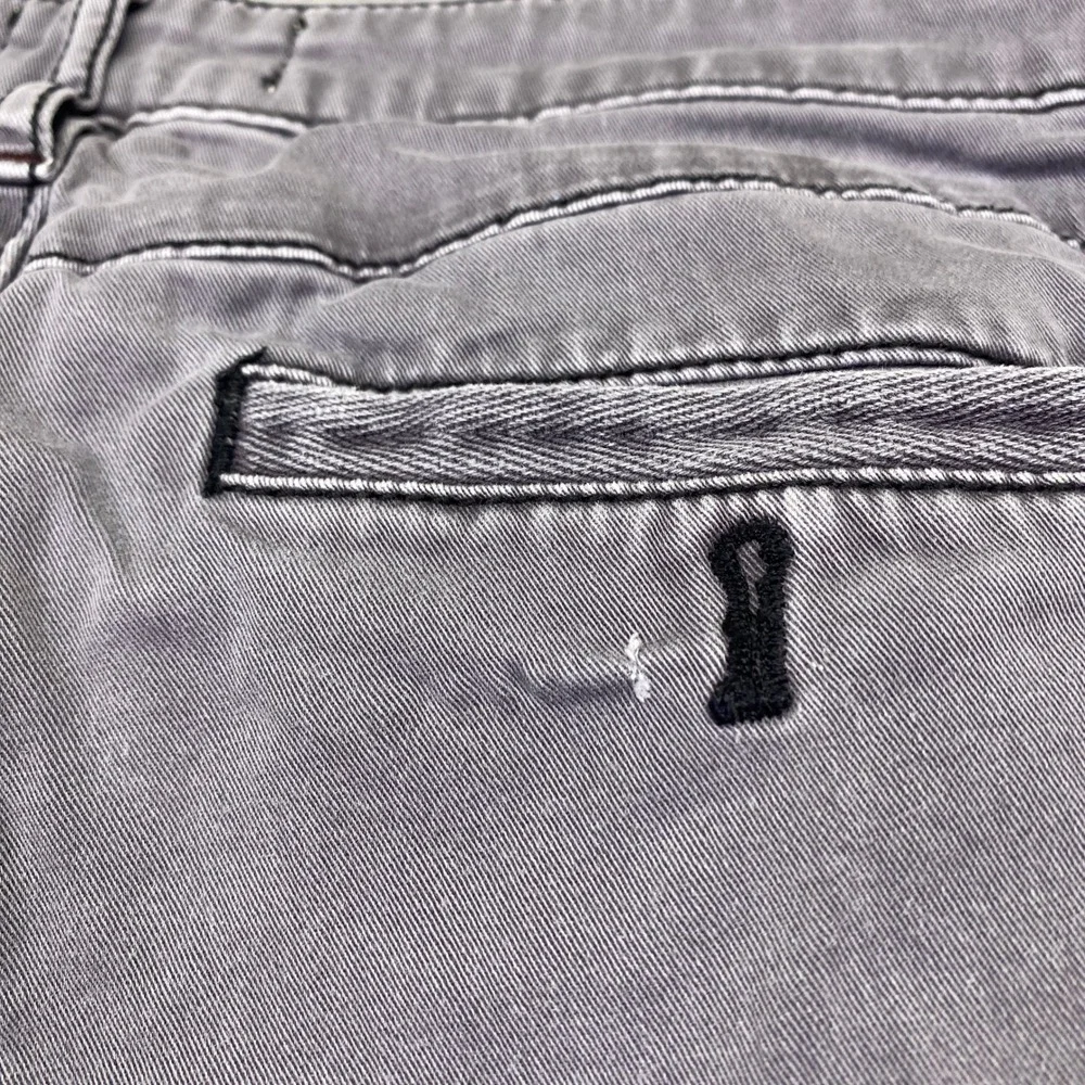Anthropologie Chino Slim Pants Purple Faded‎ Garment Dyed Trousers Size 28